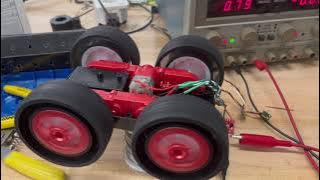 Two motors on power supply