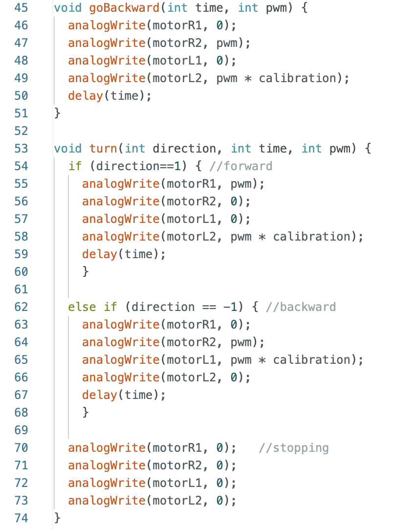 more code