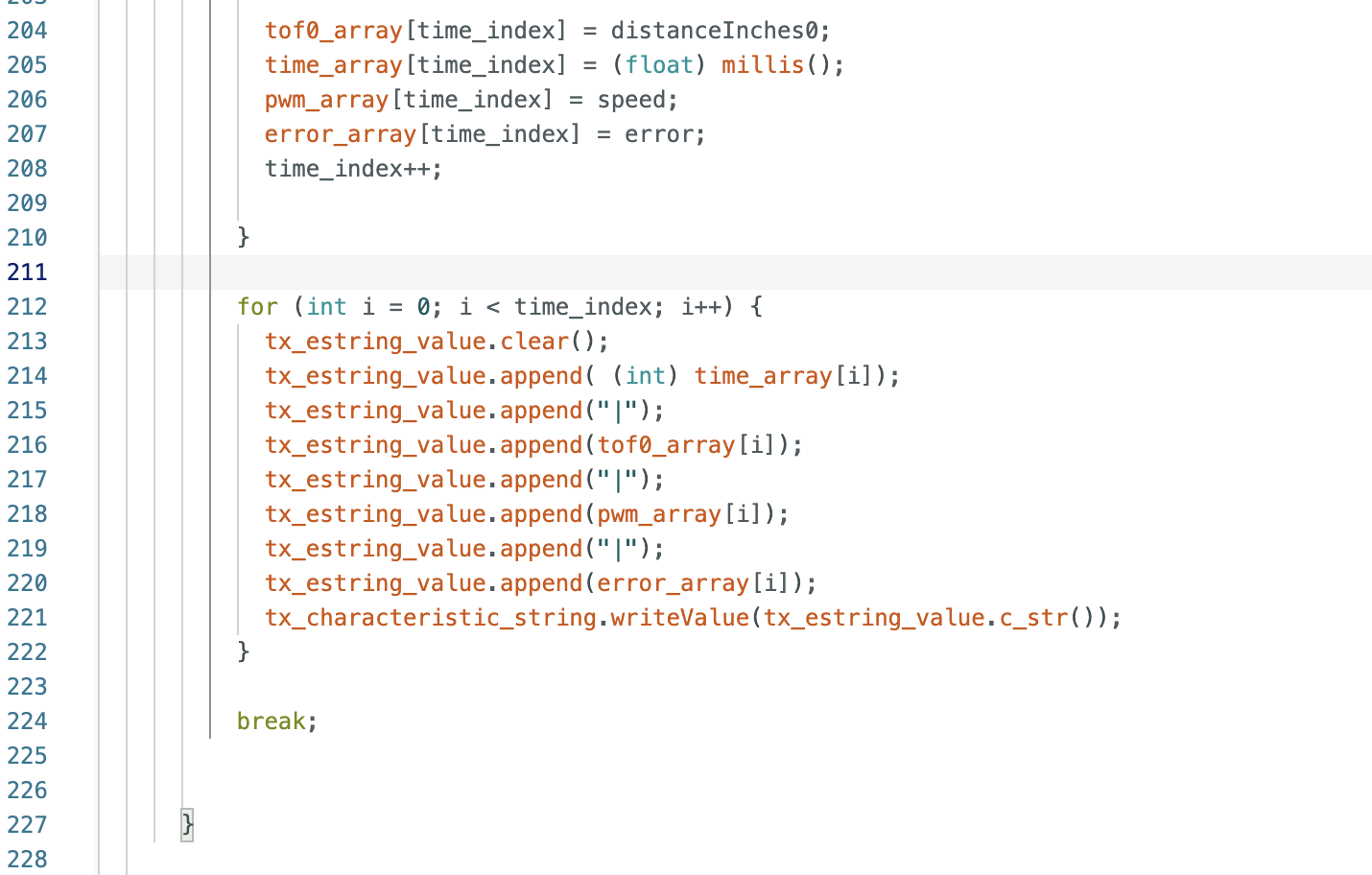 prelab code